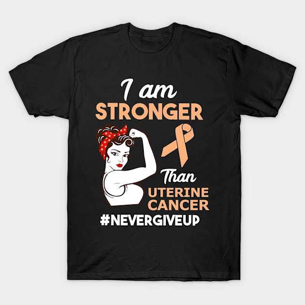 Uterine Cancer Awareness design for Women T-Shirt by KuTees